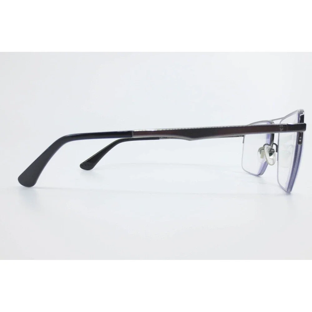 Police VPLR81K Eyeglass Frames Gunmetal Navigator Semi-Rimless 55-18-145